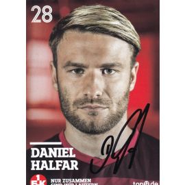 Autogramm Fussball | 1. FC Kaiserslautern | 2016 | Daniel HALFAR