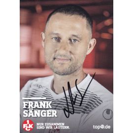 Autogramm Fussball | 1. FC Kaiserslautern | 2016 | Frank SÄNGER