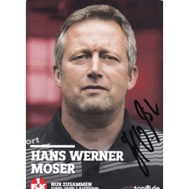 Autogramm Fussball | 1. FC Kaiserslautern | 2016 | Hans Werner MOSER