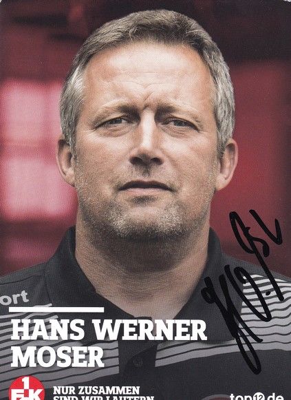 Autogramm Fussball | 1. FC Kaiserslautern | 2016 | Hans Werner MOSER