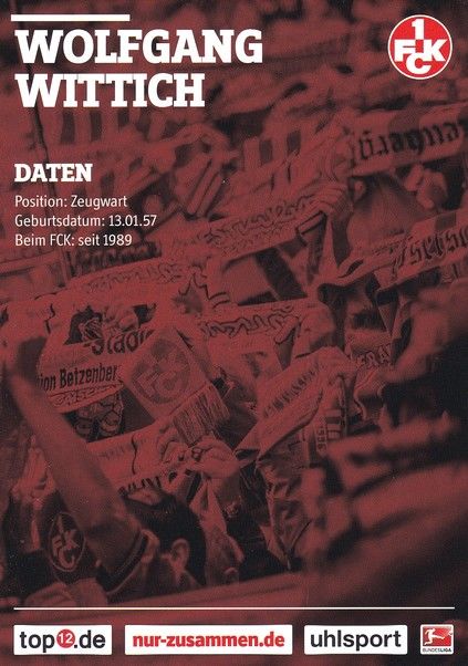 Autogramm Fussball | 1. FC Kaiserslautern | 2016 | Wolfgang WITTICH