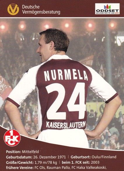 Autogramm Fussball | 1. FC Kaiserslautern | 2004 | Mika NURMELA