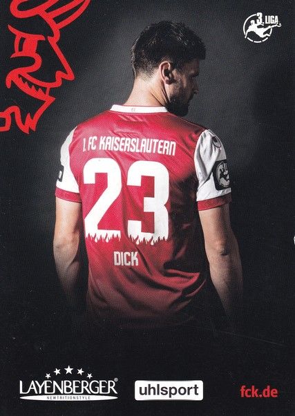 Autogramm Fussball | 1. FC Kaiserslautern | 2018 | Florian DICK