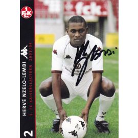 Autogramm Fussball | 1. FC Kaiserslautern | 2003 | Herve NZELO-LEMBI