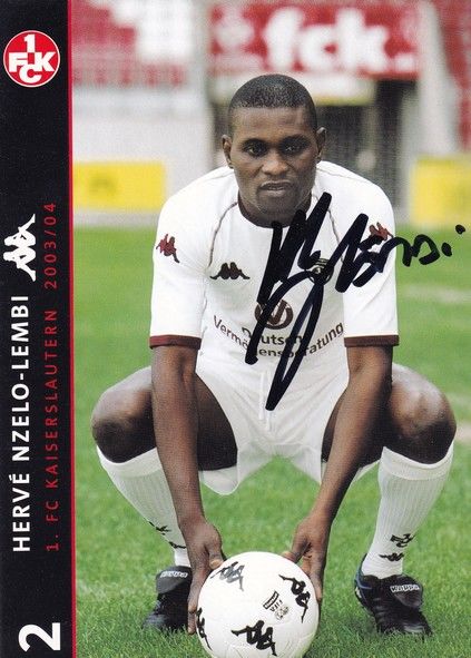 Autogramm Fussball | 1. FC Kaiserslautern | 2003 | Herve NZELO-LEMBI