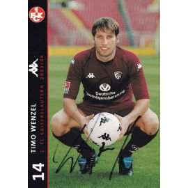 Autogramm Fussball | 1. FC Kaiserslautern | 2003 | Timo WENZEL