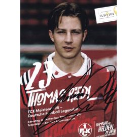 Autogramm Fussball | 1. FC Kaiserslautern | 1997 Retro | Thomas RIEDL (Meisterelf)