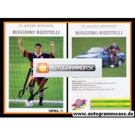 Autogramm Fussball | FC Bayern M&uuml;nchen | 1997 | Ruggiero RIZZITELLI