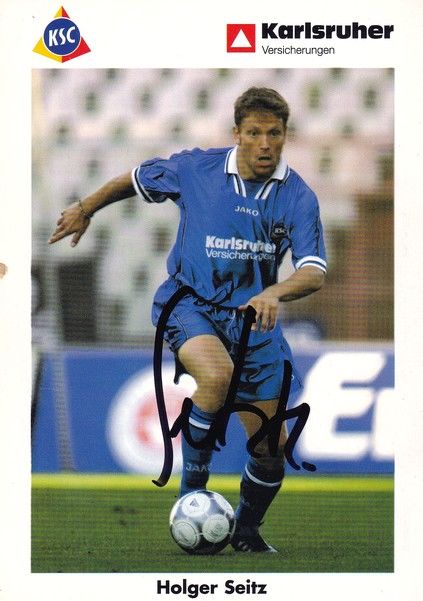 Autogramm Fussball | Karlsruher SC | 2001 | Holger SEITZ