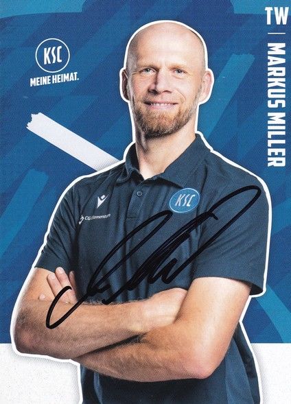 Autogramm Fussball | Karlsruher SC | 2023 | Markus MILLER