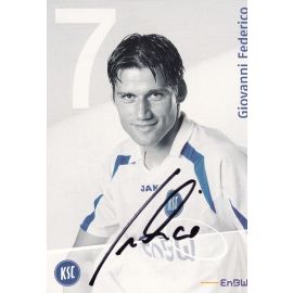 Autogramm Fussball | Karlsruher SC | 2006 | Giovanni FEDERICO