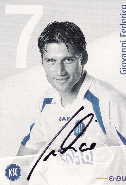 Autogramm Fussball | Karlsruher SC | 2006 | Giovanni FEDERICO