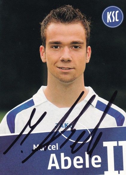 Autogramm Fussball | Karlsruher SC II | 2007 | Marcel ABELE