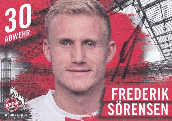 Autogramm Fussball | 1. FC Köln | 2020 | Frederik SÖRENSEN