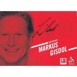 Autogramm Fussball | 1. FC Köln | 2019 | Markus GISDOL