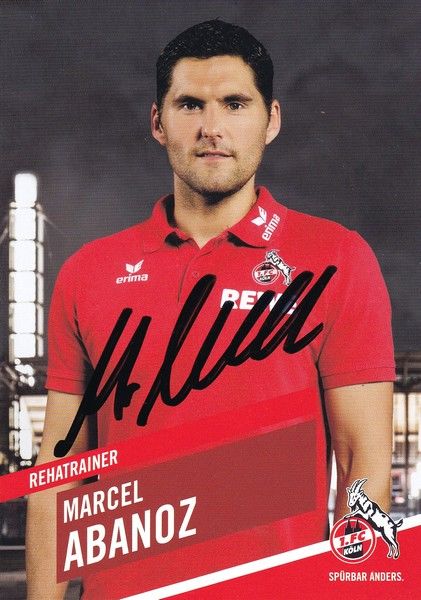 Autogramm Fussball | 1. FC Köln | 2015 | Marcel ABANOZ
