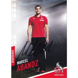 Autogramm Fussball | 1. FC Köln | 2016 | Marcel ABANOZ