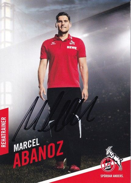 Autogramm Fussball | 1. FC Köln | 2016 | Marcel ABANOZ