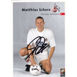 Autogramm Fussball | 1. FC Köln | 2002 | Matthias SCHERZ (sitzend)