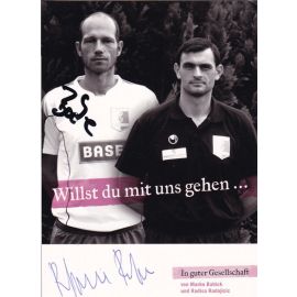 Autogramme Fussball | BSG Chemie Leipzig | 2010er | Marko BABICK + Radisa RADOJICIC