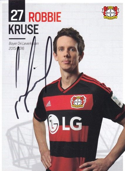 Autogramm Fussball | Bayer Leverkusen | 2015 | Robbie KRUSE