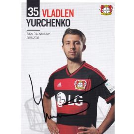 Autogramm Fussball | Bayer Leverkusen | 2015 | Vladlen YURCHENKO