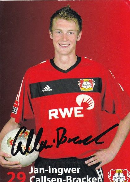 Autogramm Fussball | Bayer Leverkusen | 2003 | Jan-Ingwer CALLSEN-BRACKER