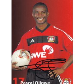 Autogramm Fussball | Bayer Leverkusen | 2002 | Pascal OJIGWE