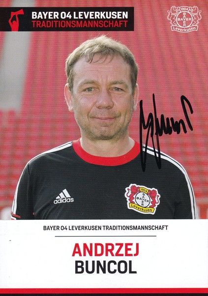 Autogramm Fussball | Bayer Leverkusen | 2010er TM | Andrzej BUNCOL