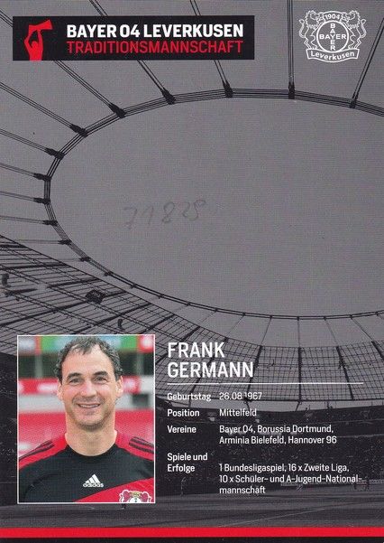 Autogramm Fussball | Bayer Leverkusen | 2010er TM | Frank GERMANN