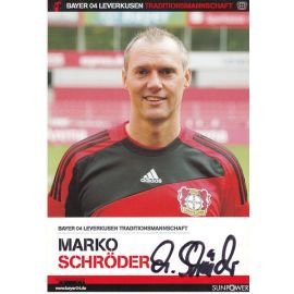 Autogramm Fussball | Bayer Leverkusen | 2011 TM | Marko SCHRÖDER