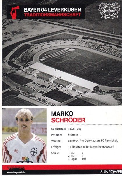Autogramm Fussball | Bayer Leverkusen | 2011 TM | Marko SCHRÖDER
