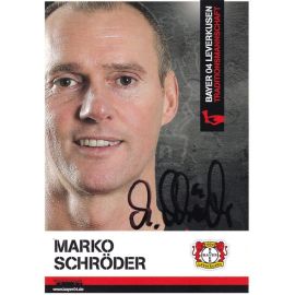 Autogramm Fussball | Bayer Leverkusen | 2010er TM | Marko SCHRÖDER