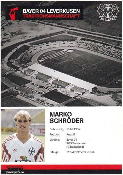 Autogramm Fussball | Bayer Leverkusen | 2010er TM | Marko SCHRÖDER