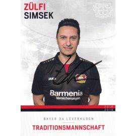 Autogramm Fussball | Bayer Leverkusen | 2018 TM | Zülfi SIMSEK