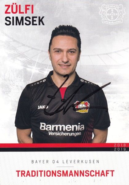 Autogramm Fussball | Bayer Leverkusen | 2018 TM | Zülfi SIMSEK