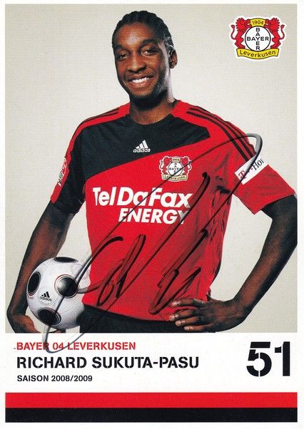 Autogramm Fussball | Bayer Leverkusen | 2008 | Richard SUKUTA-PASU