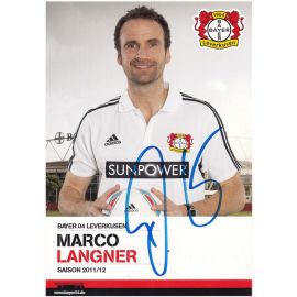 Autogramm Fussball | Bayer Leverkusen | 2011 | Marco LANGNER