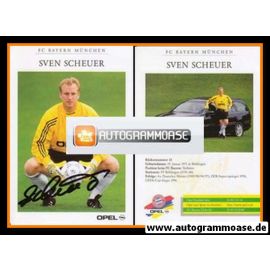 Autogramm Fussball | FC Bayern M&uuml;nchen | 1997 | Sven SCHEUER