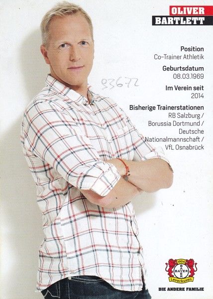 Autogramm Fussball | Bayer Leverkusen | 2014 | Oliver BARTLETT