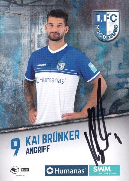 Autogramm Fussball | 1. FC Magdeburg | 2021 | Kai BRÜNKER