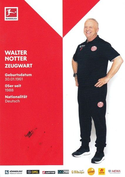 Autogramm Fussball | FSV Mainz 05 | 2019 | Walter NOTTER