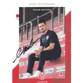 Autogramm Fussball | FSV Mainz 05 | 2023 | Marc HEIDENMANN
