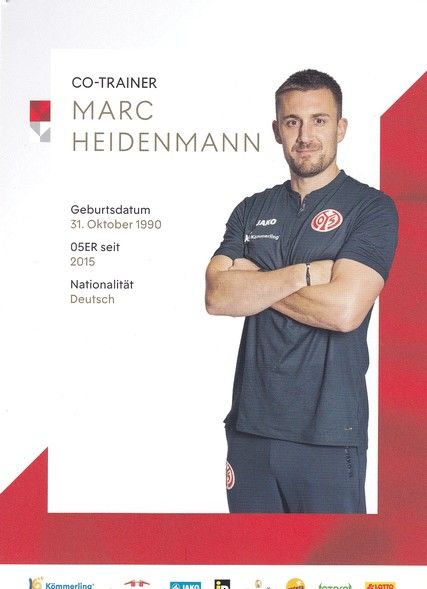 Autogramm Fussball | FSV Mainz 05 | 2023 | Marc HEIDENMANN