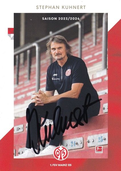 Autogramm Fussball | FSV Mainz 05 | 2023 | Stephan KUHNERT