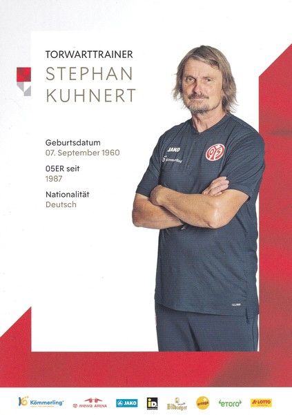 Autogramm Fussball | FSV Mainz 05 | 2023 | Stephan KUHNERT