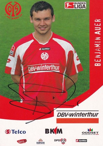 Autogramm Fussball | FSV Mainz 05 | 2005 | Benjamin AUER