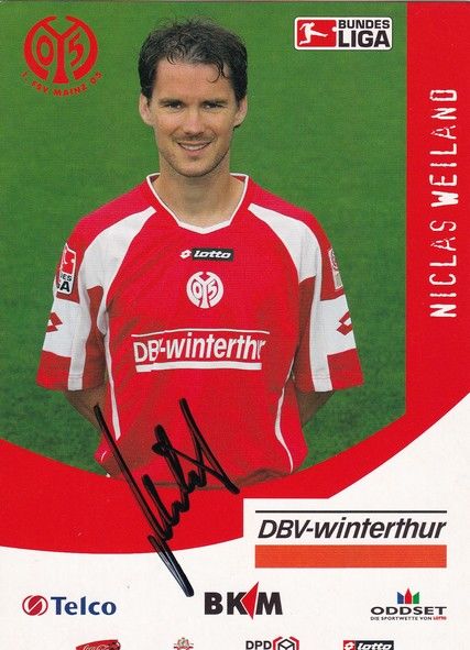 Autogramm Fussball | FSV Mainz 05 | 2005 | Niclas WEILAND