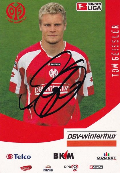 Autogramm Fussball | FSV Mainz 05 | 2005 | Tom GEISSLER