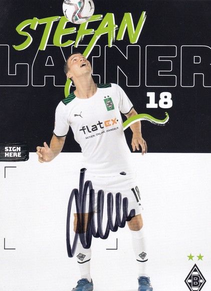 Autogramm Fussball | Borussia Mönchengladbach | 2021 | Stefan LAINER